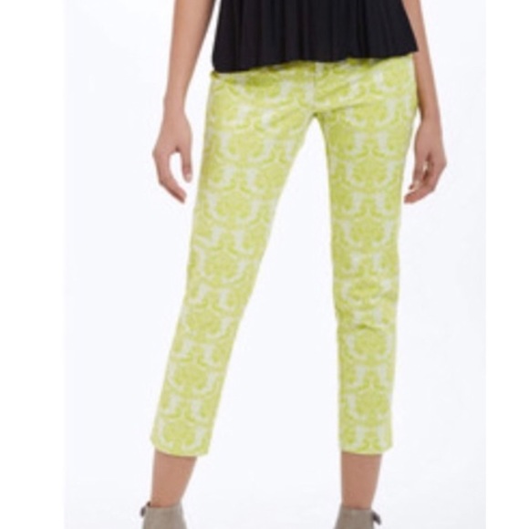 Anthropologie Cartonnier Brocade Charlie Cropped Trousers - Picture 6 of 6
